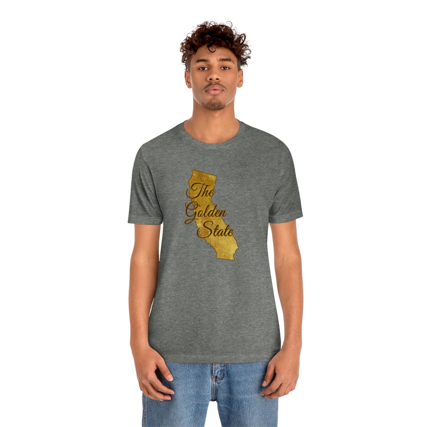 The Golden State California Unisex Jersey Short Sleeve Tee Tshirt T-shirt