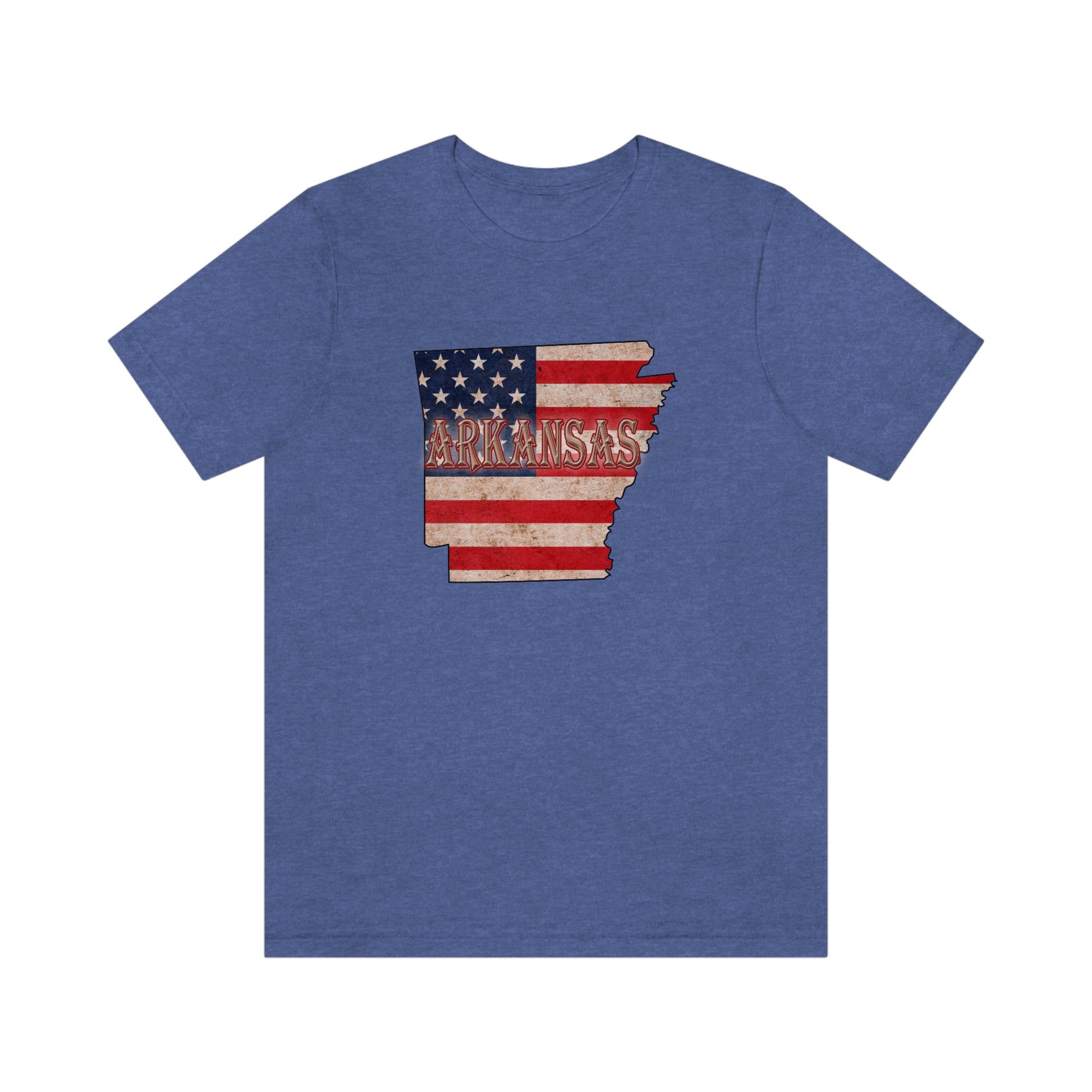 Arkansas AR US Flag Unisex Jersey Short Sleeve Tee Tshirt T-shirt