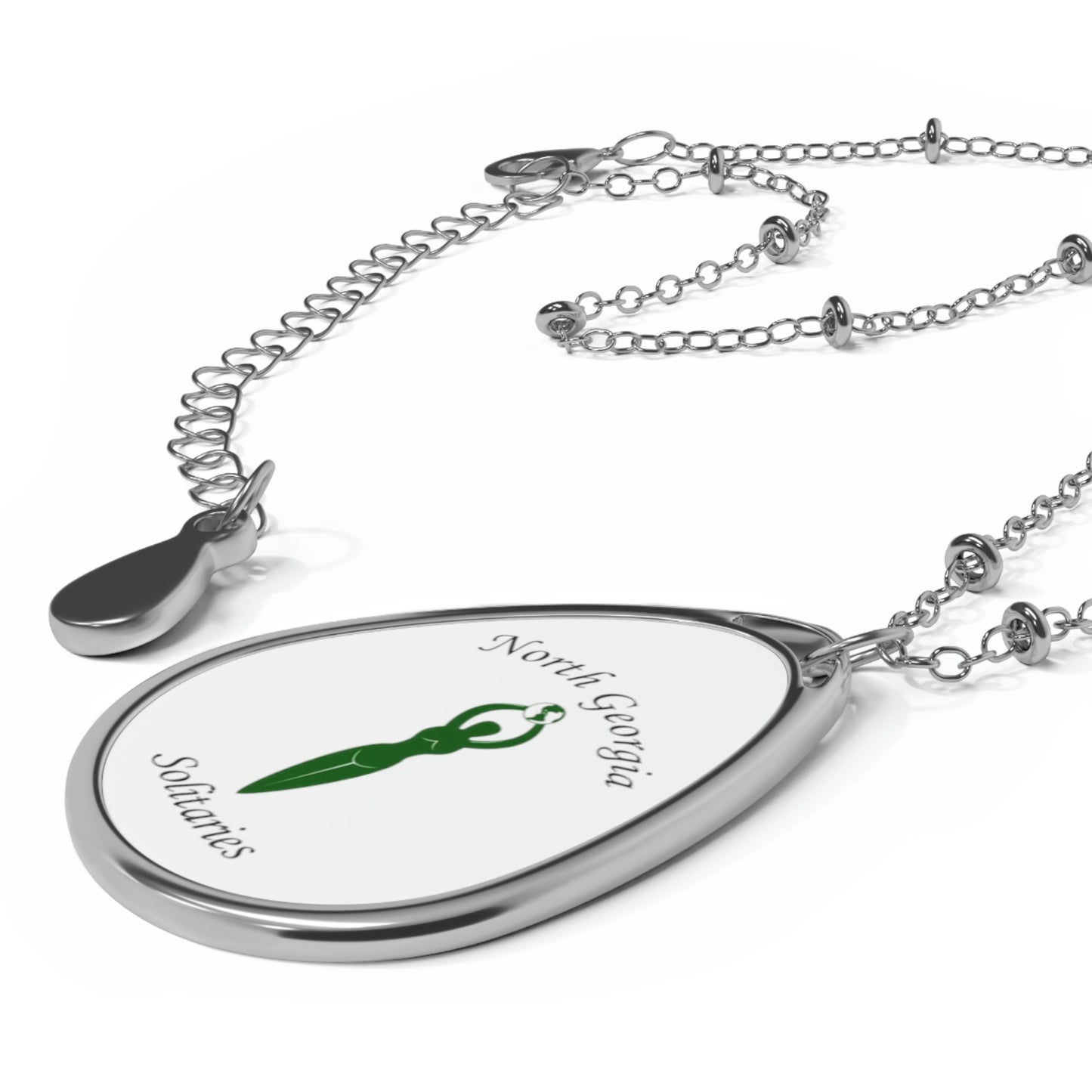 North Georgia Solitaries Oval Necklace