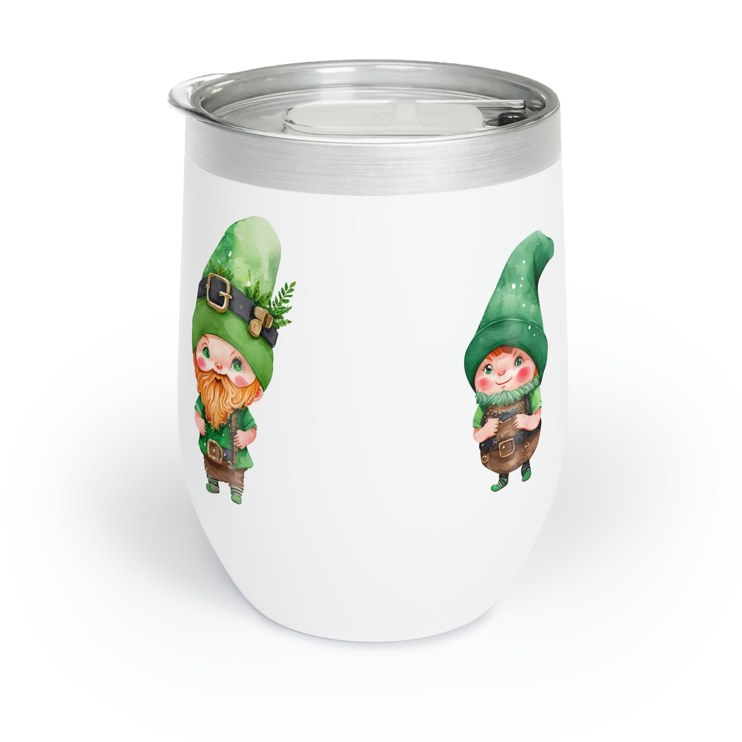 Gnomes St. Patrick's Day Chill Wine Tumbler