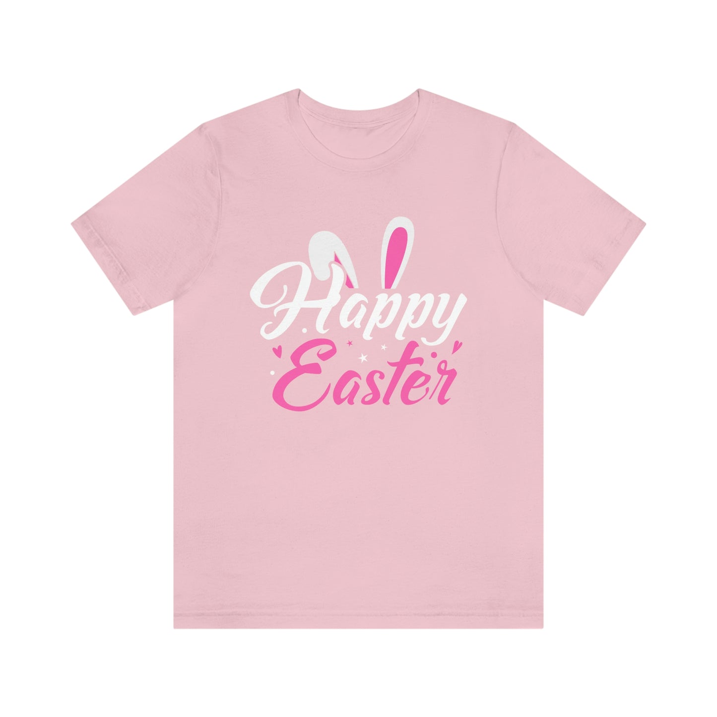 Happy Easter Bunny Ears Unisex Jersey Short Sleeve Tee