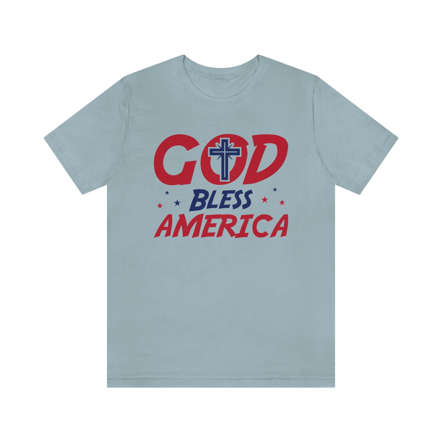 God Bless America Unisex Jersey Short Sleeve Tee