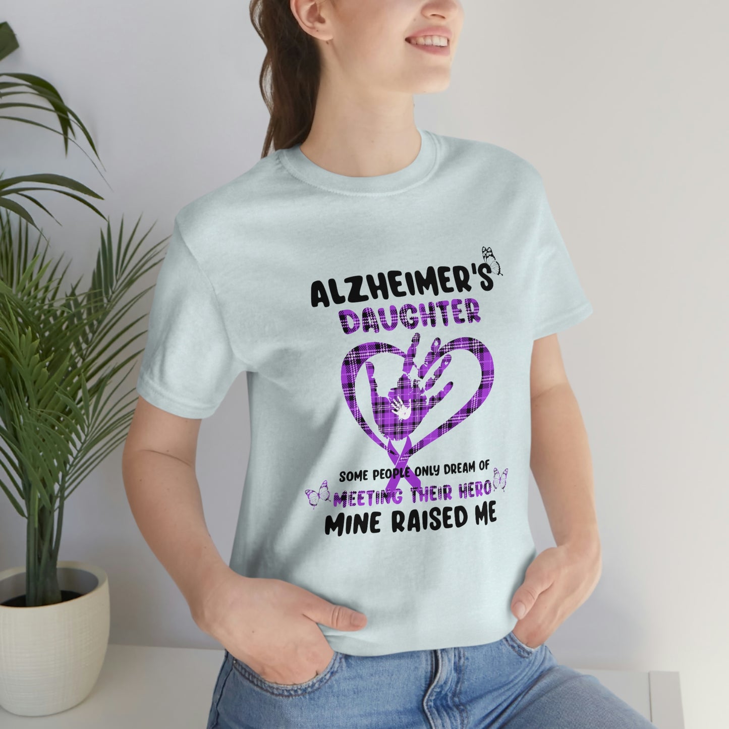 Alzheimer's Daughter Print Unisex Jersey Short Sleeve Tee