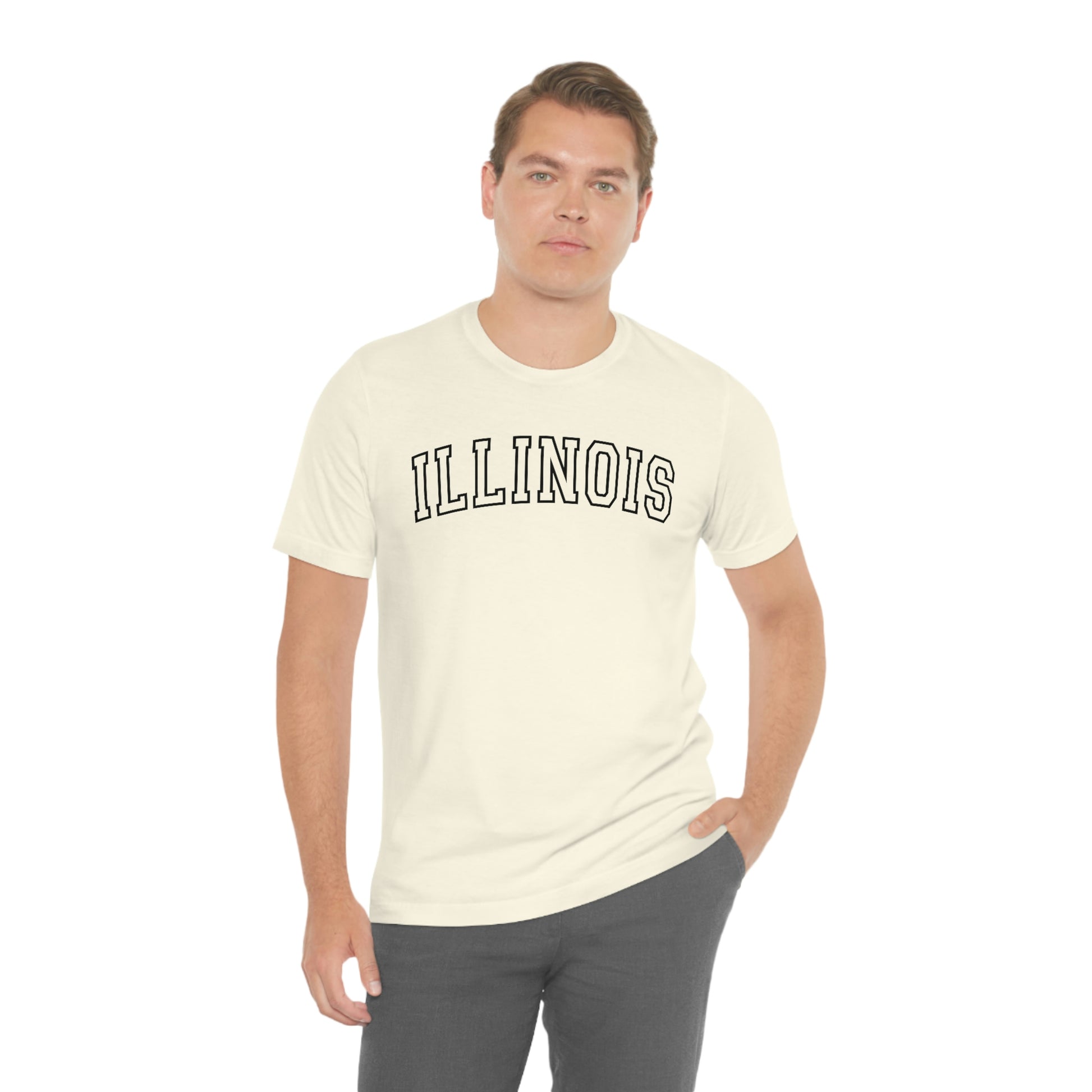 Illinois Varsity Letters Arch Short Sleeve T-shirt