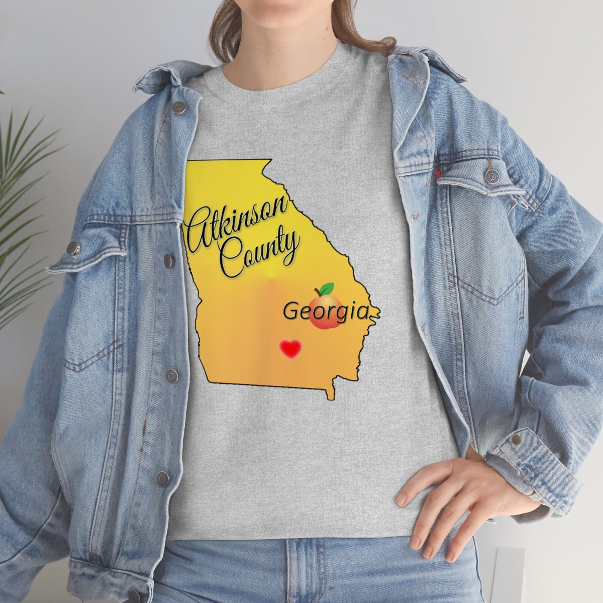 Atkinson County Georgia Unisex Heavy Cotton Tee