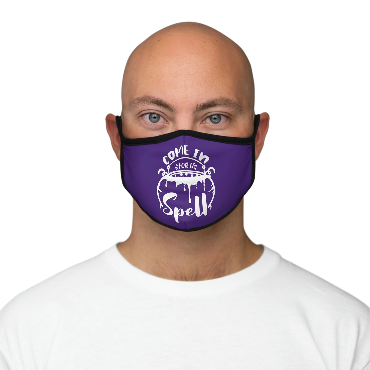Come in for a Spell Fitted Polyester Face Mask