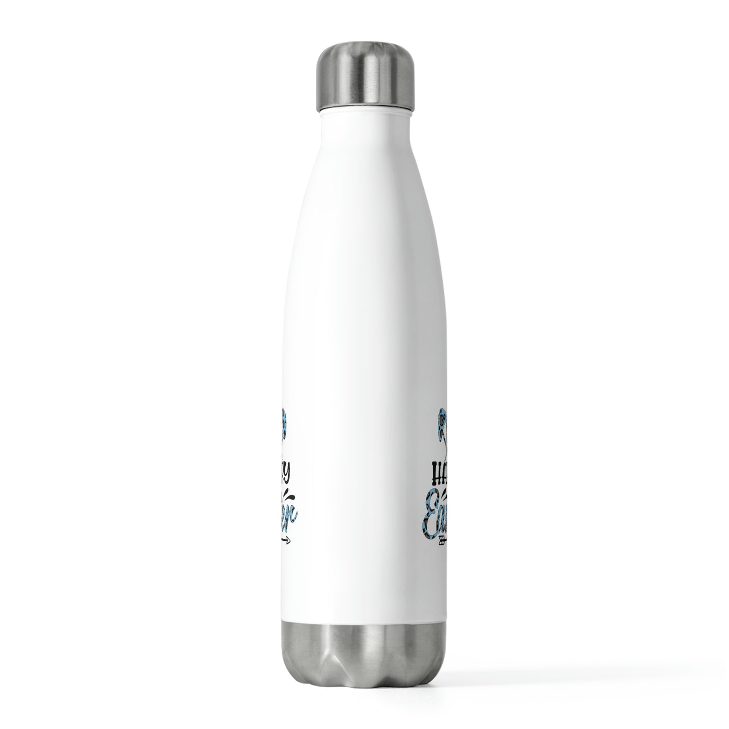 Blue Leopard Print Happy Easter 20oz Insulated Bottle