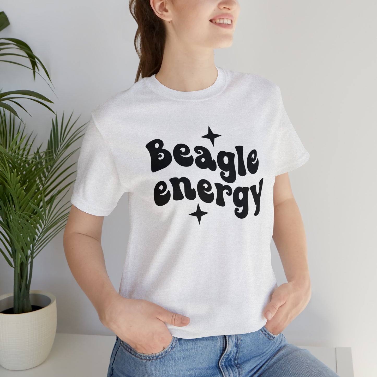 Beagle Energy Dog Short Sleeve T-shirt
