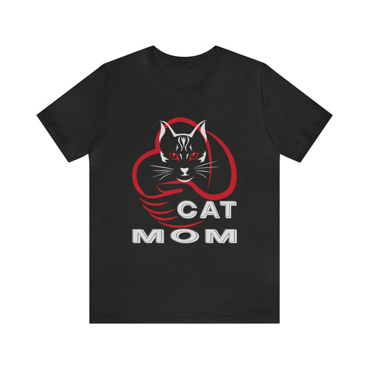 Cat Mom Short Sleeve T-shirt
