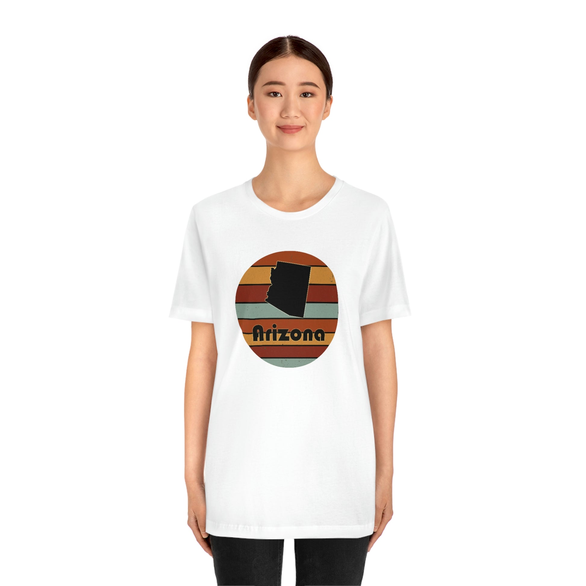 Arizona Retro Sunset Unisex Jersey Short Sleeve Tee Tshirt T-shirt