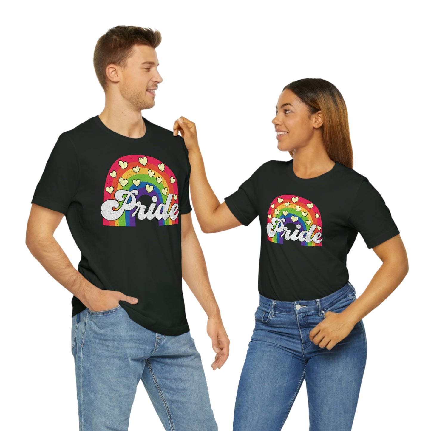 Pride Rainbow LGBTQIA Unisex Jersey Short Sleeve Tee