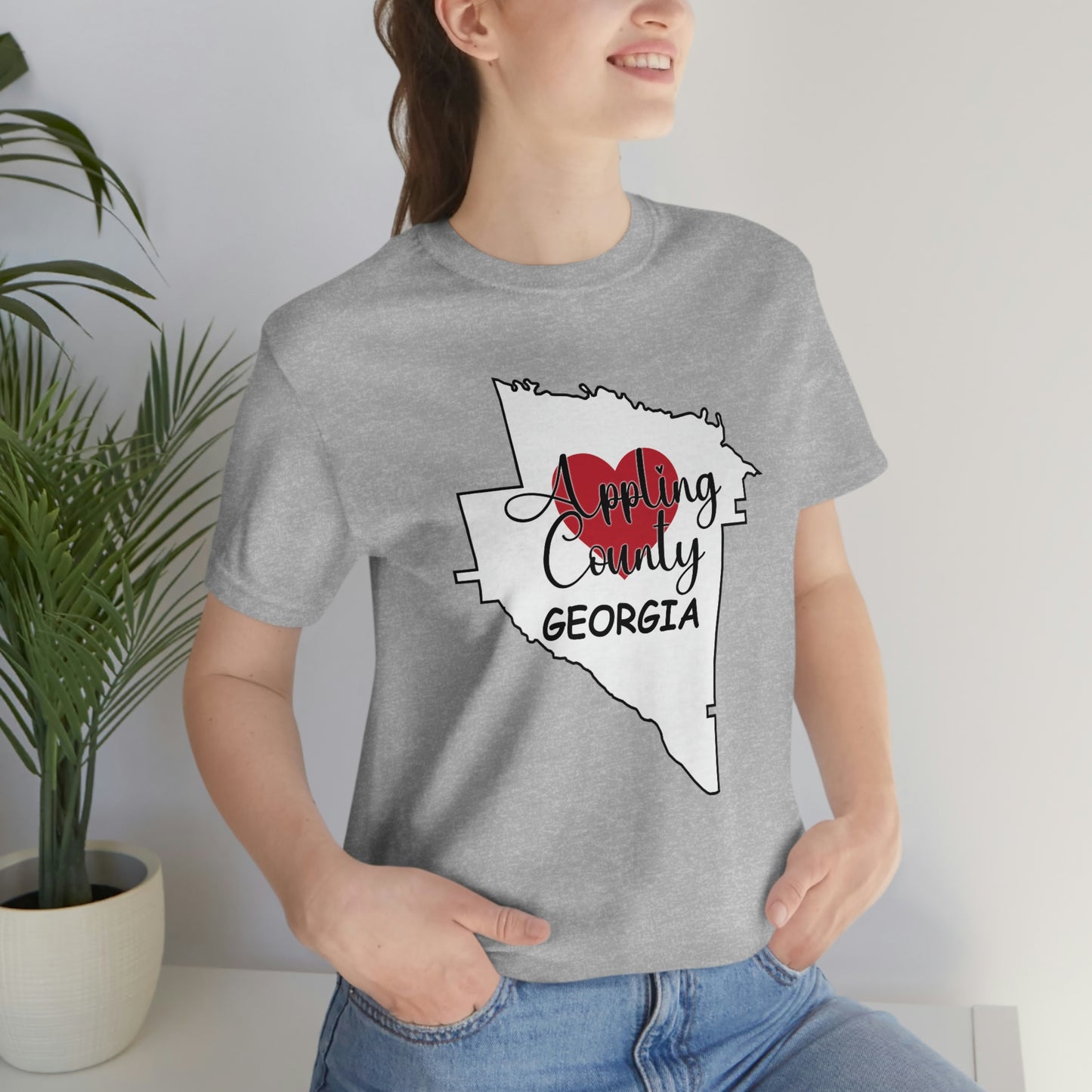 Appling County Georgia Unisex Jersey Short Sleeve Tee