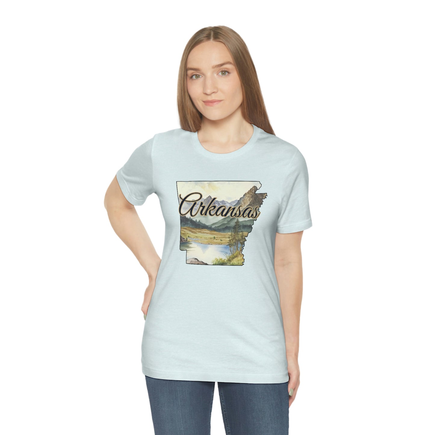 Arkansas Landscape Unisex Jersey Short Sleeve Tee Tshirt T-shirt