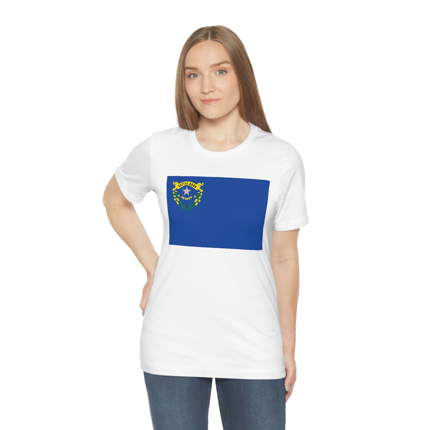 Nevada Flag Unisex Jersey Short Sleeve Tee Tshirt T-shirt