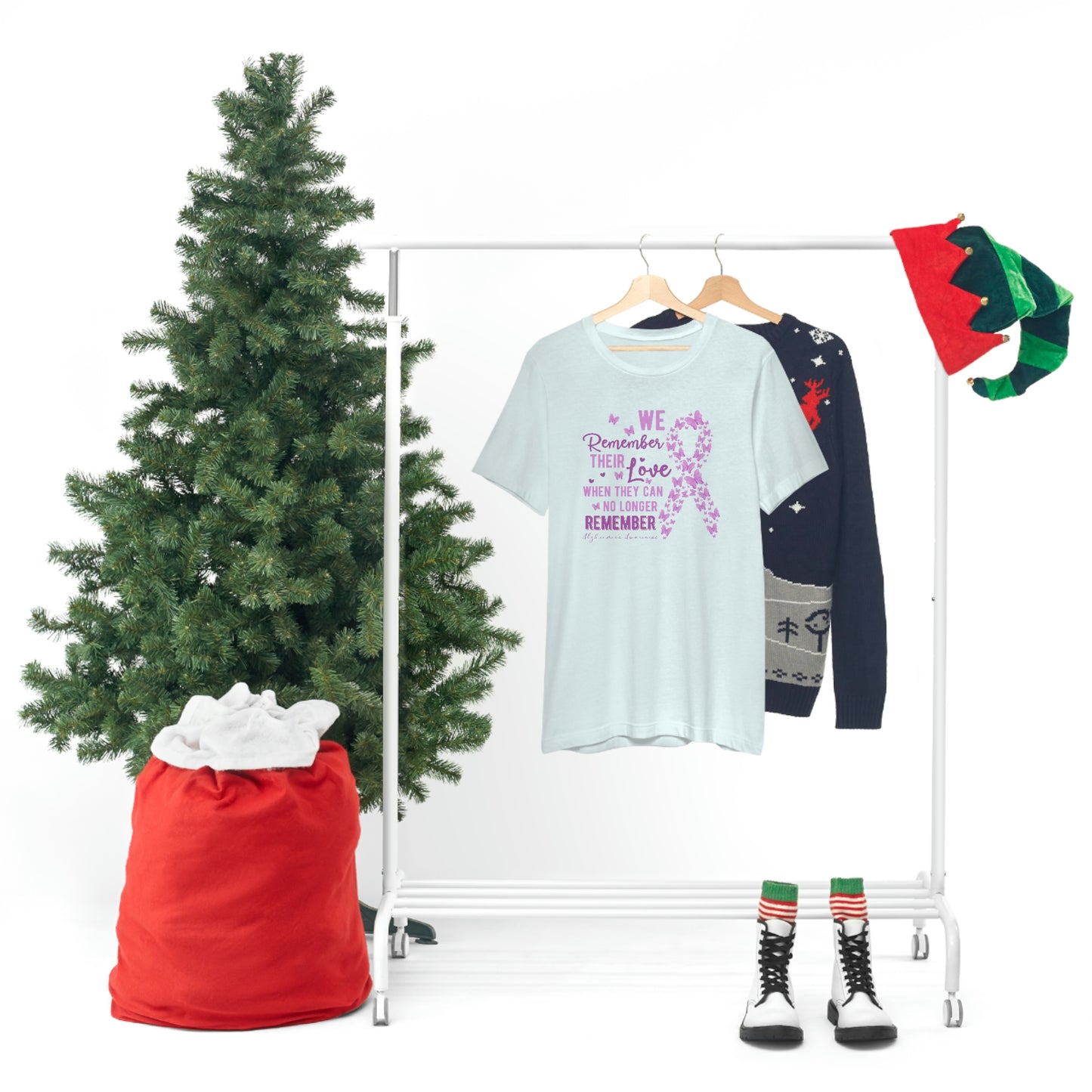 We Remember Their Love When They Can No Longer Remember Alzheimer's Print Unisex