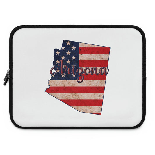 Arizona US Flag Print Laptop Sleeve