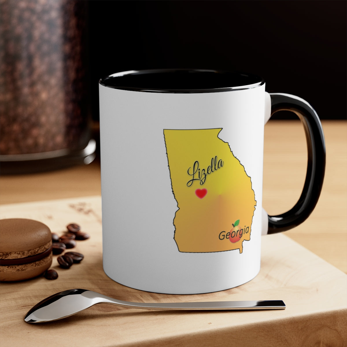 Lizella Georgia Accent Coffee Mug, 11oz