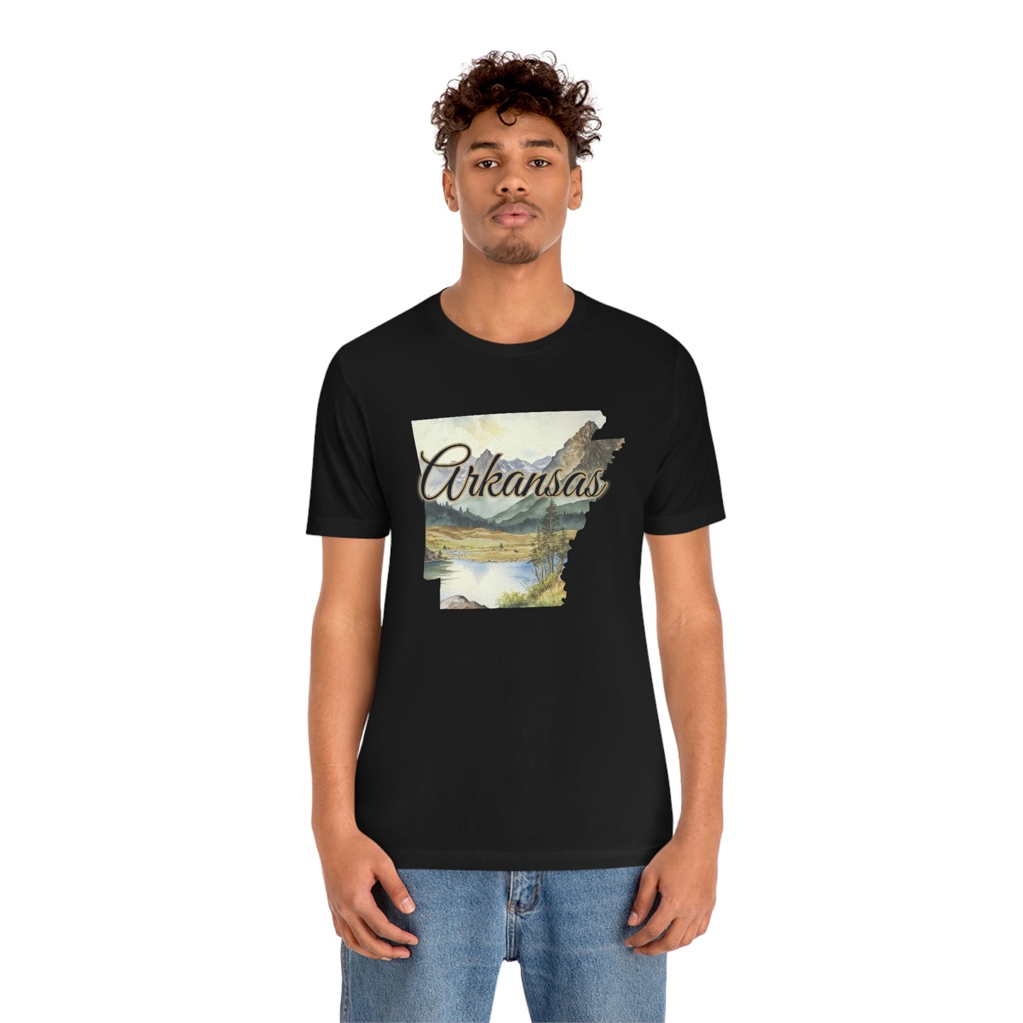 Arkansas Landscape Unisex Jersey Short Sleeve Tee Tshirt T-shirt