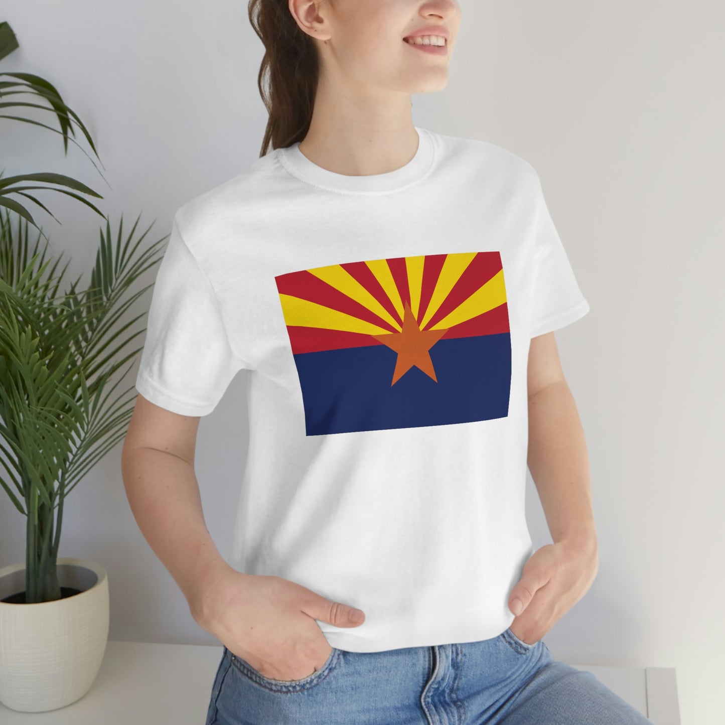 Arizona Flag Unisex Jersey Short Sleeve Tee Tshirt T-shirt