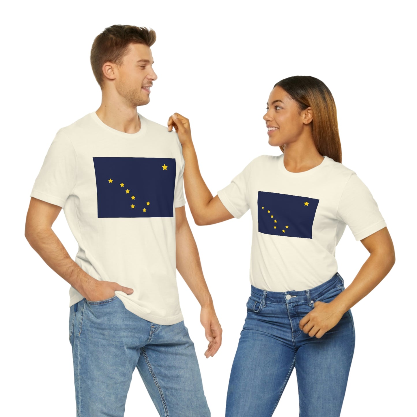 Alaska Flag Unisex Jersey Short Sleeve T-shirt