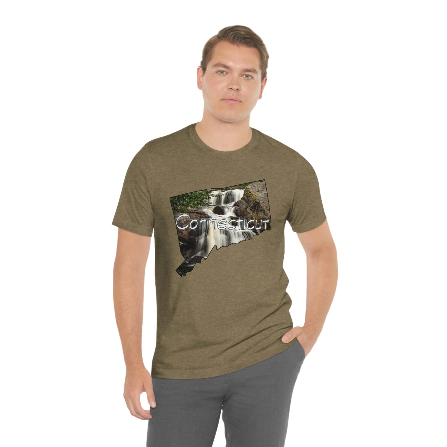 Connecticut Waterfall Unisex Jersey Short Sleeve T-shirt