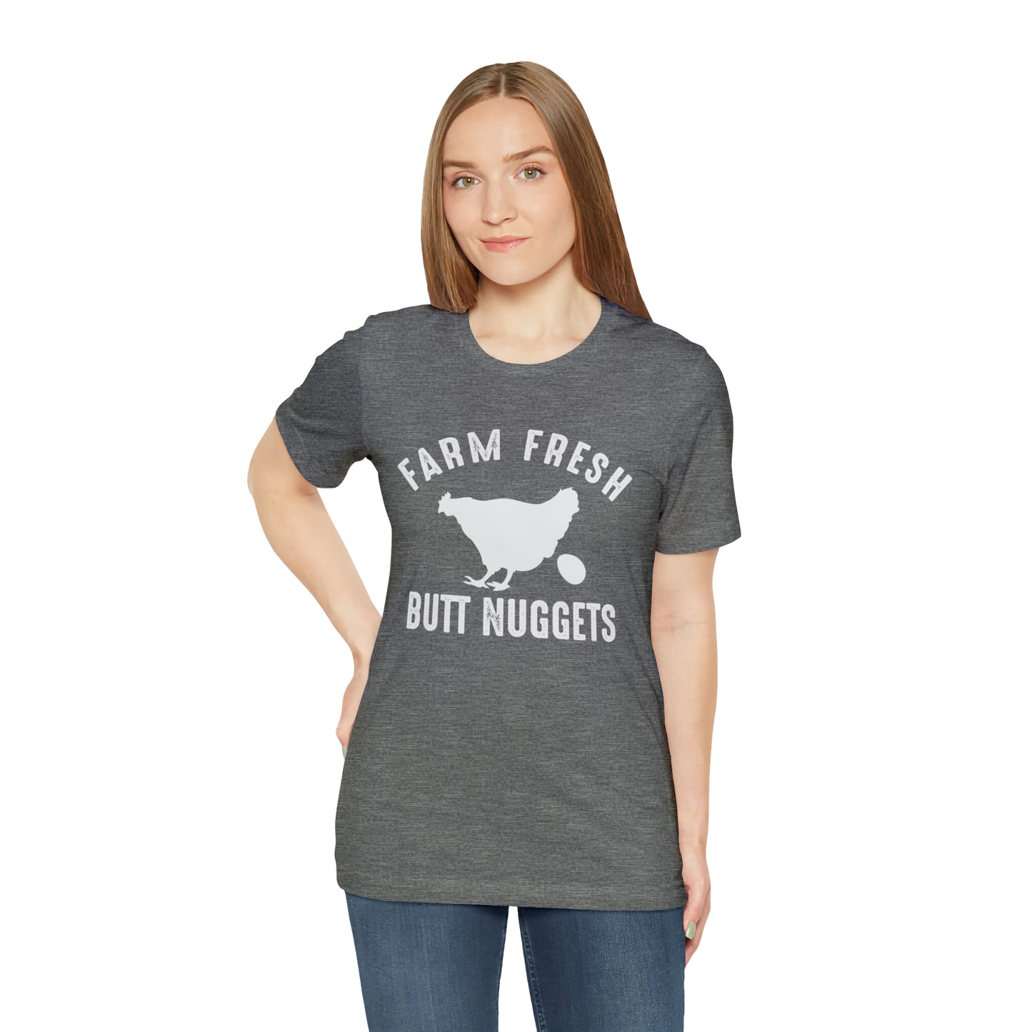 Farm Fresh Butt Nuggets Chicken Short Sleeve T-shirt