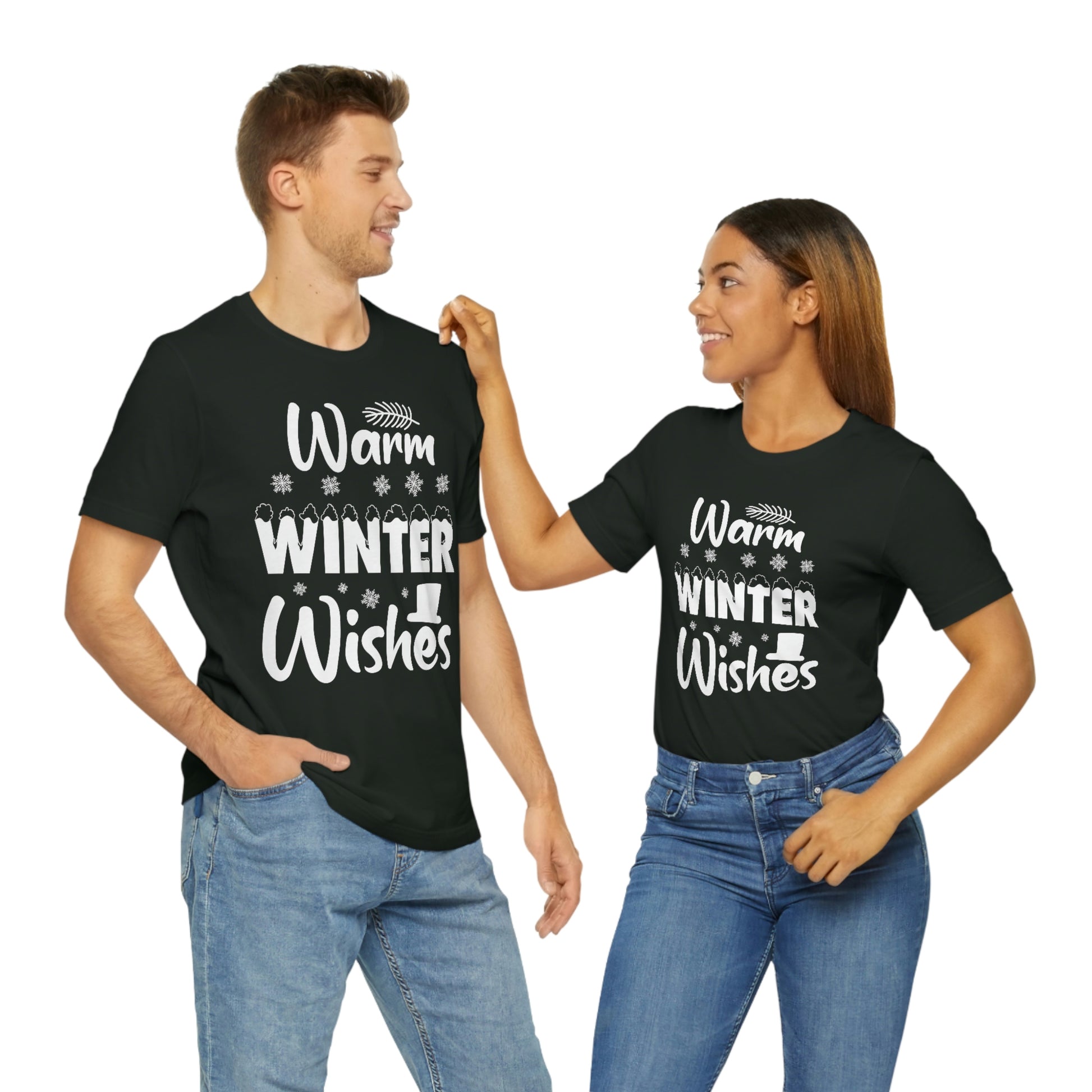 Warm Winter Wishes Unisex Jersey Short Sleeve Tee