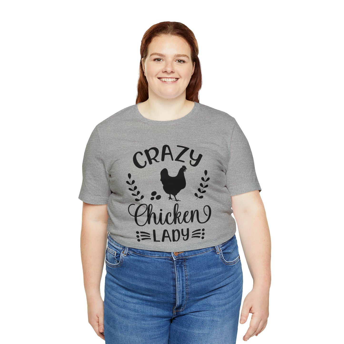 Crazy Chicken Lady Short Sleeve T-shirt