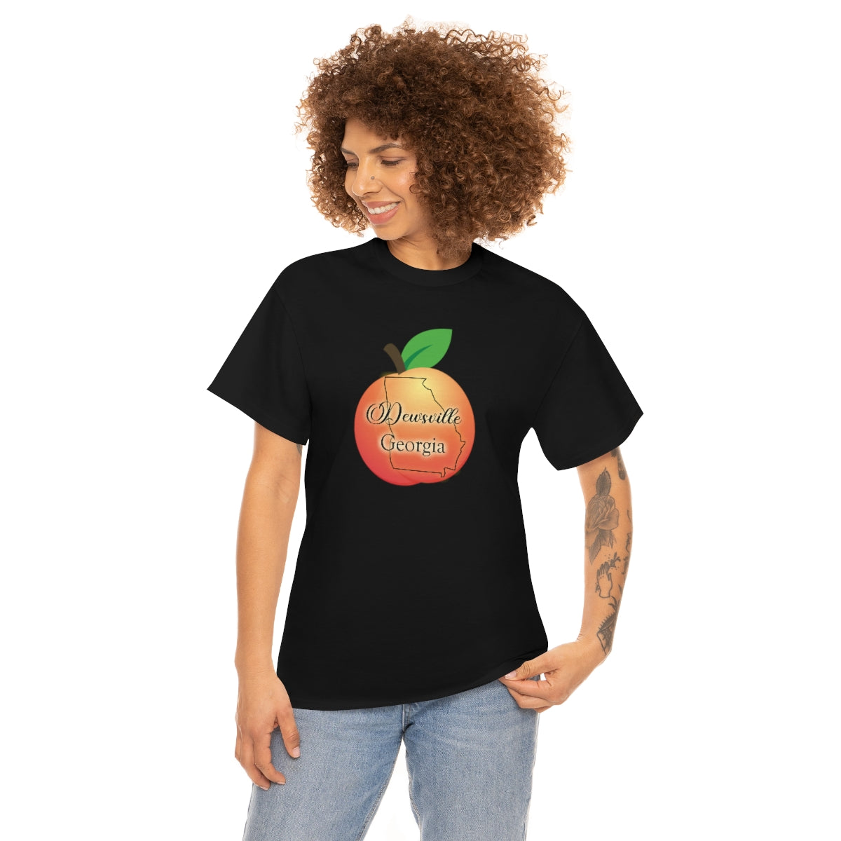 Dewsville Georgia Unisex Heavy Cotton Tee