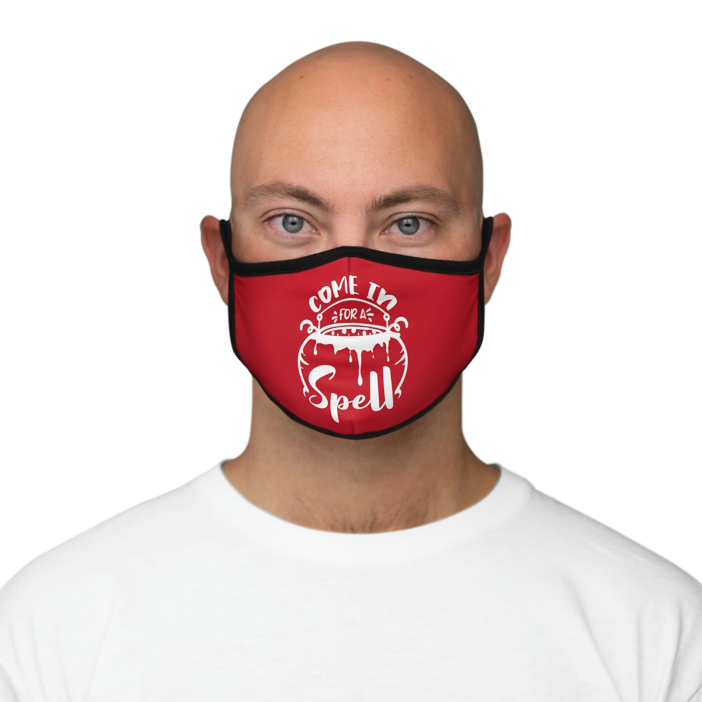 Come in for a Spell Fitted Polyester Face Mask