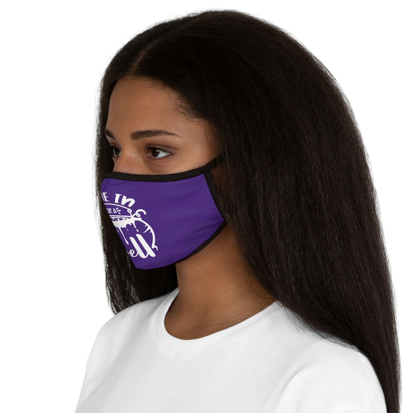 Come in for a Spell Fitted Polyester Face Mask