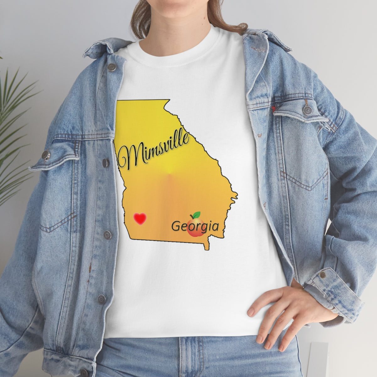 Mimsville Georgia Unisex Heavy Cotton Tee