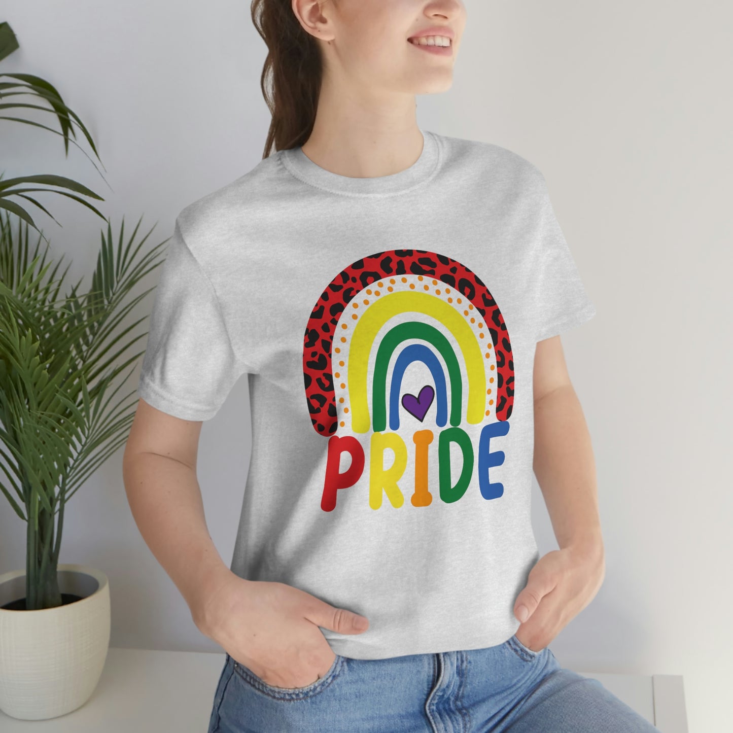 LGBTQIA Awareness Pride Print Unisex Jersey Short Sleeve Tee