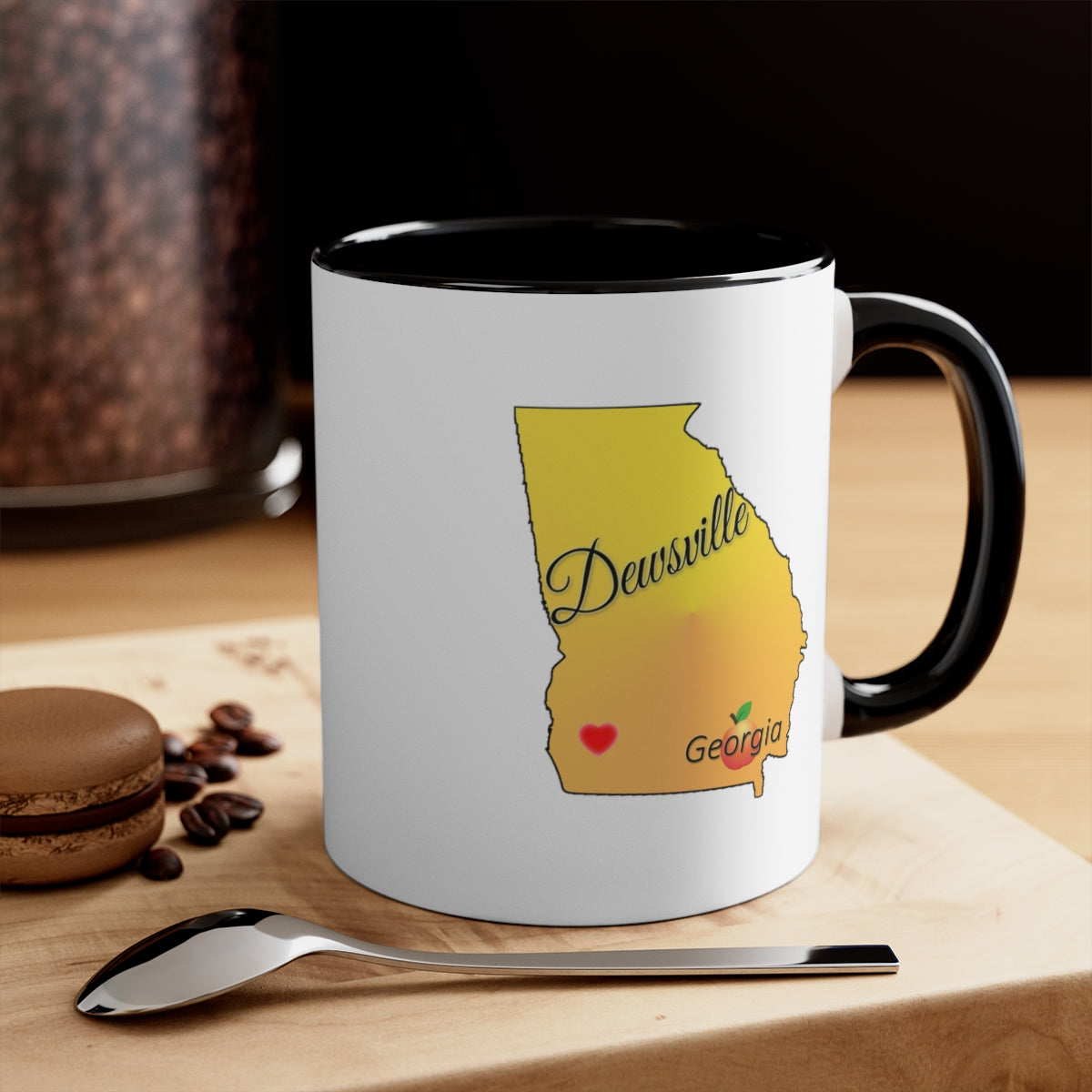 Dewsville Georgia Accent Coffee Mug, 11oz
