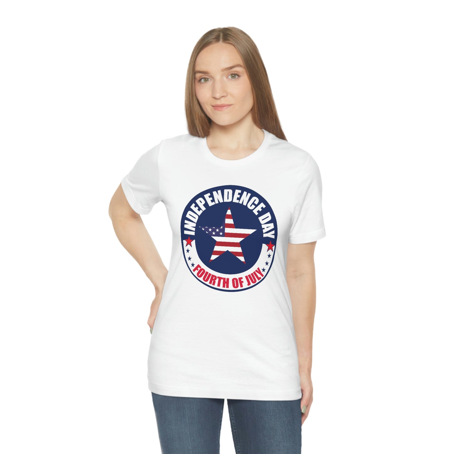 Independence Day Happy 4th of July Unisex Jersey Short Sleeve Tee