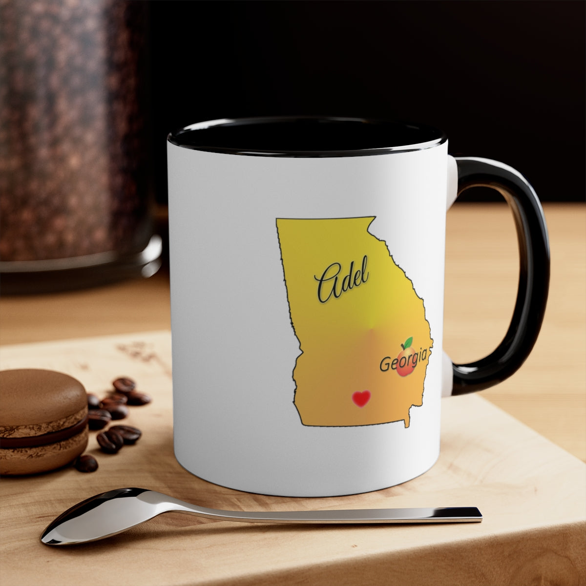Adel Georgia Two Tone Accent 11 oz Ceramic Mug