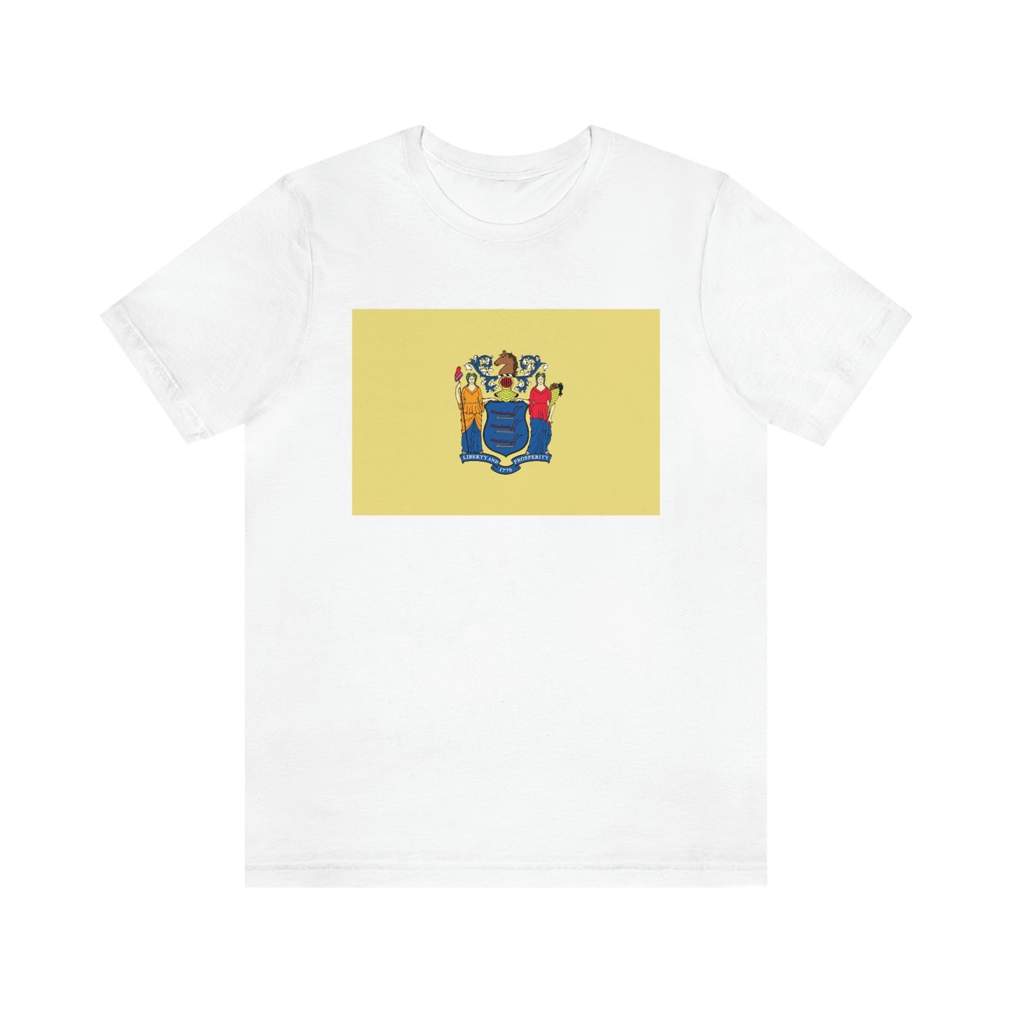 New Jersey Flag Unisex Jersey Short Sleeve Tee Tshirt T-shirt