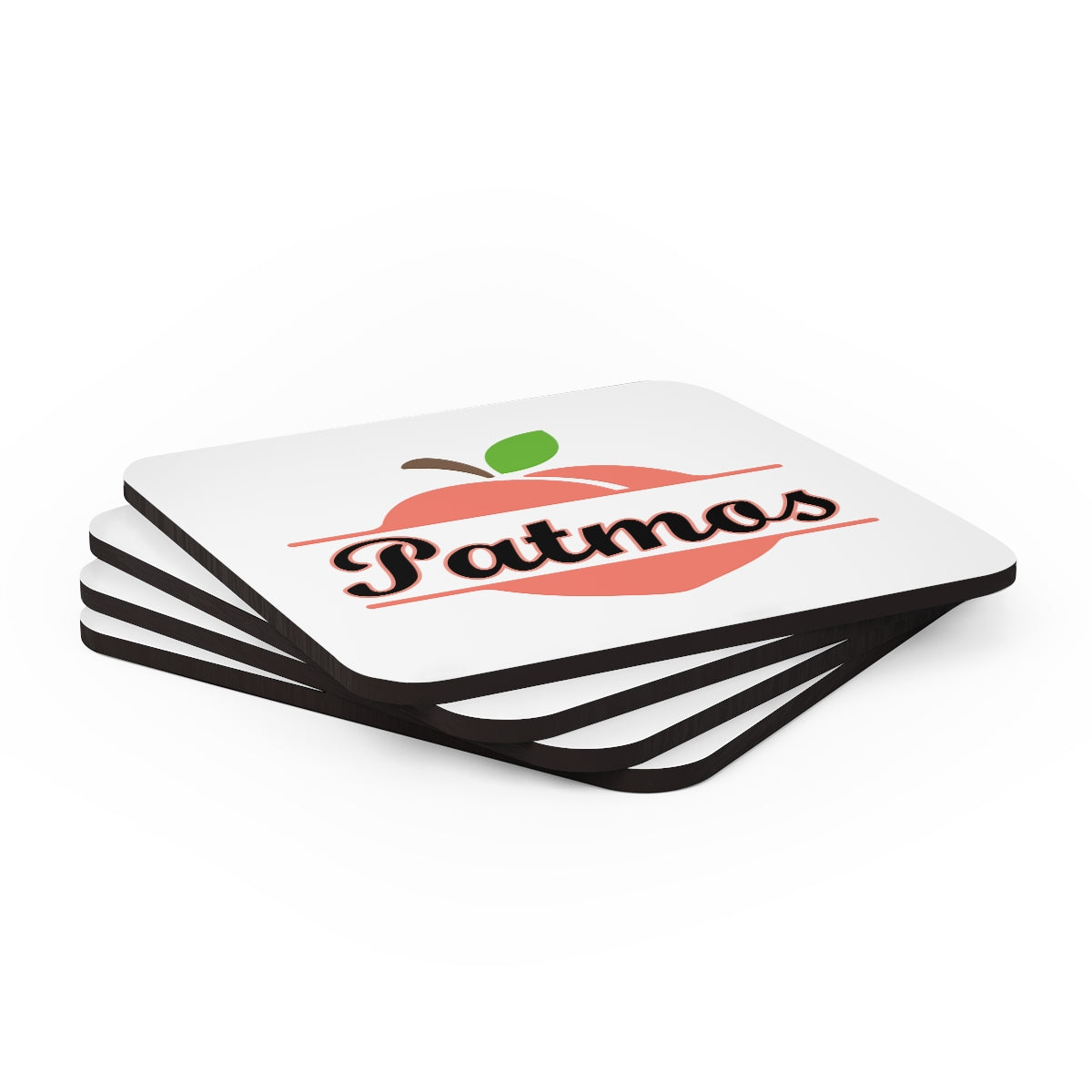 Patmos Georgia Corkwood Coaster Set