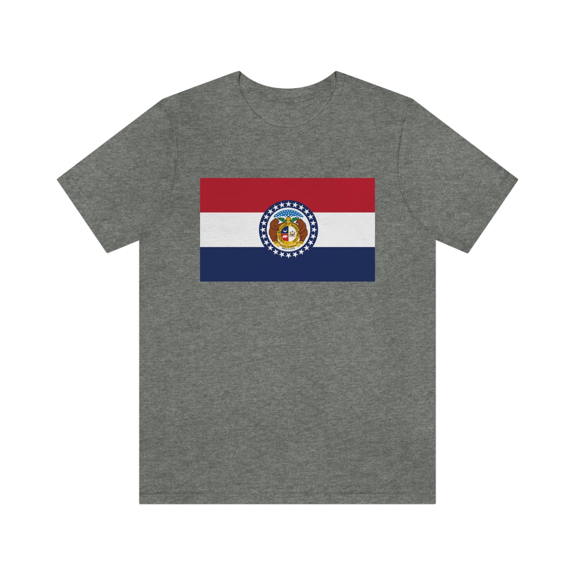 Missouri Flag Unisex Jersey Short Sleeve Tee Tshirt T-shirt