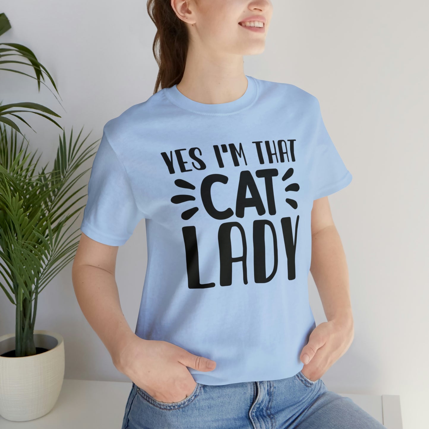 Yes I'm That Cat Lady Short Sleeve T-shirt