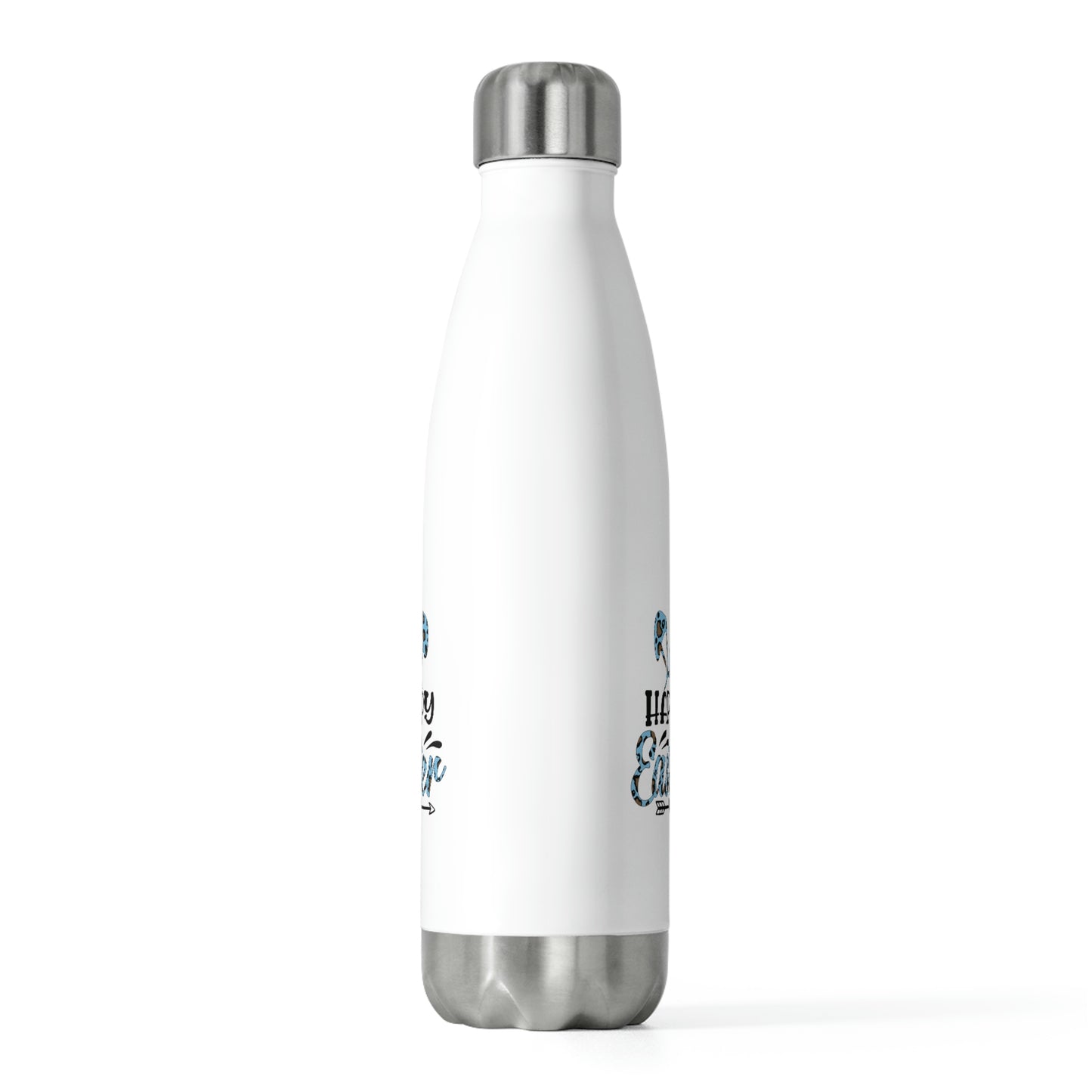 Blue Leopard Print Happy Easter 20oz Insulated Bottle