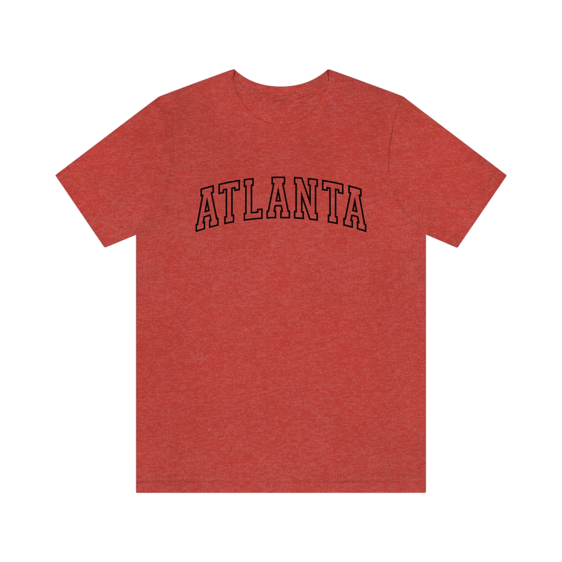 Atlanta Georgia Varsity Letters Arch Short Sleeve T-shirt