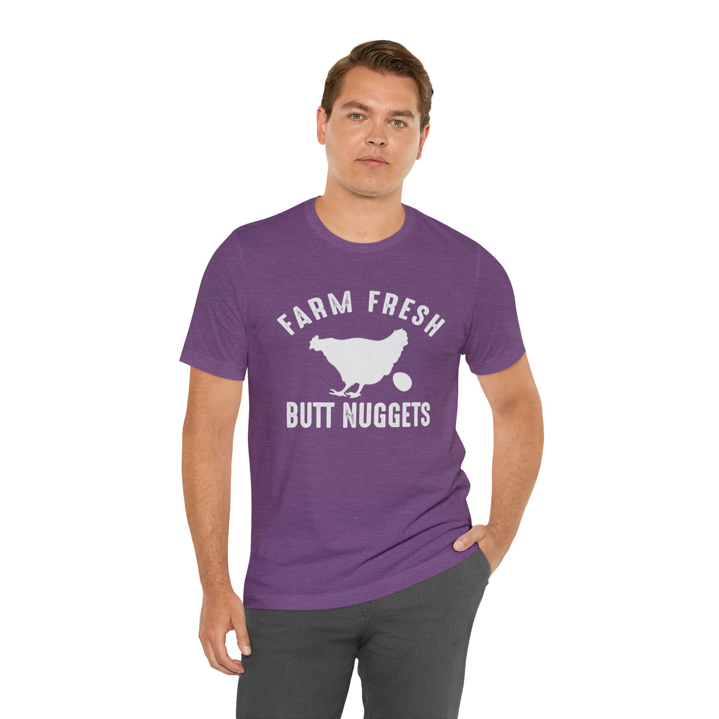 Farm Fresh Butt Nuggets Chicken Short Sleeve T-shirt