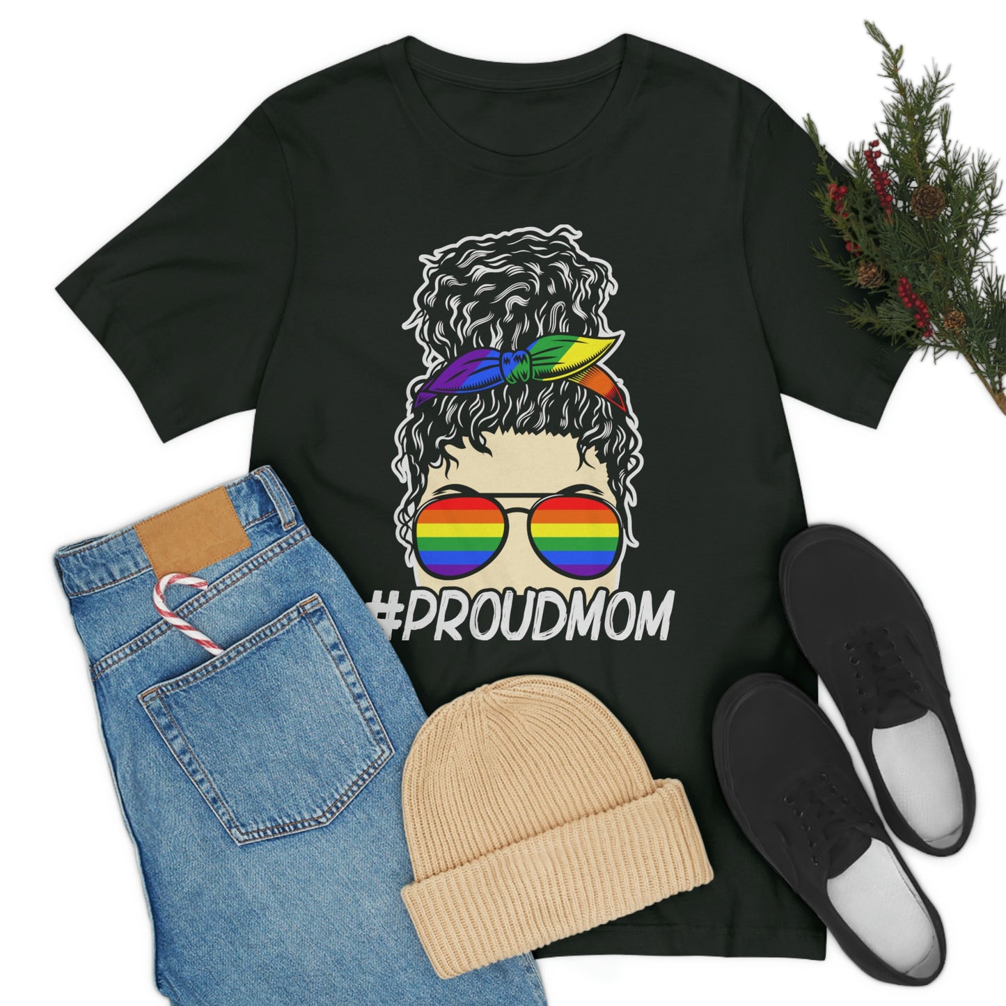 LGBTQIA Proud Mom tshirt tee t-shirt