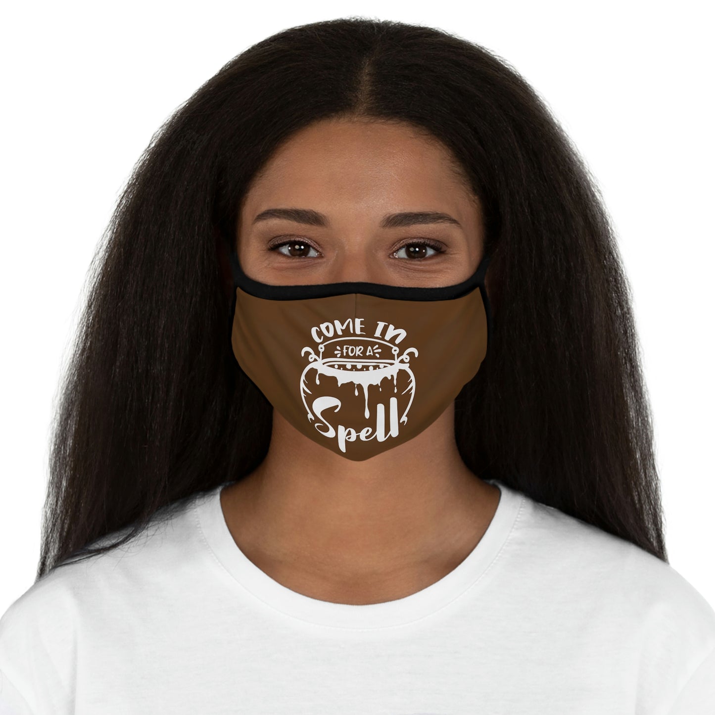 Come in for a Spell Fitted Polyester Face Mask