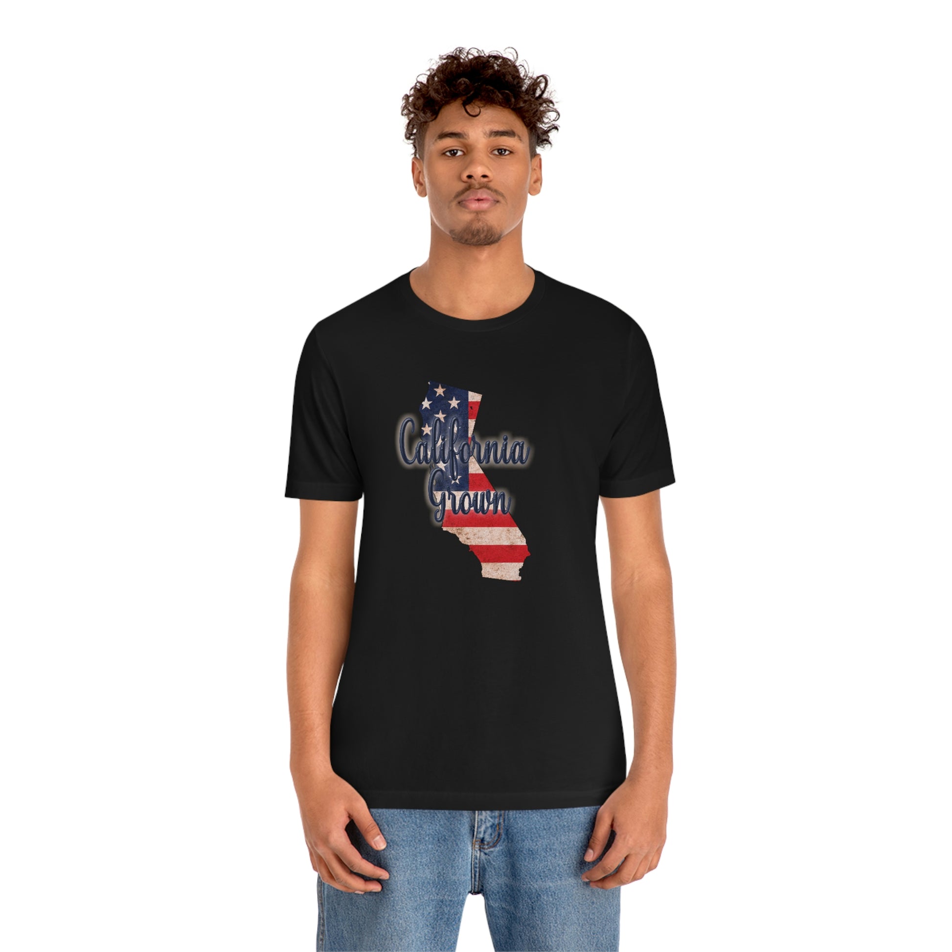 California US Flag Unisex Jersey Short Sleeve Tee Tshirt T-shirt