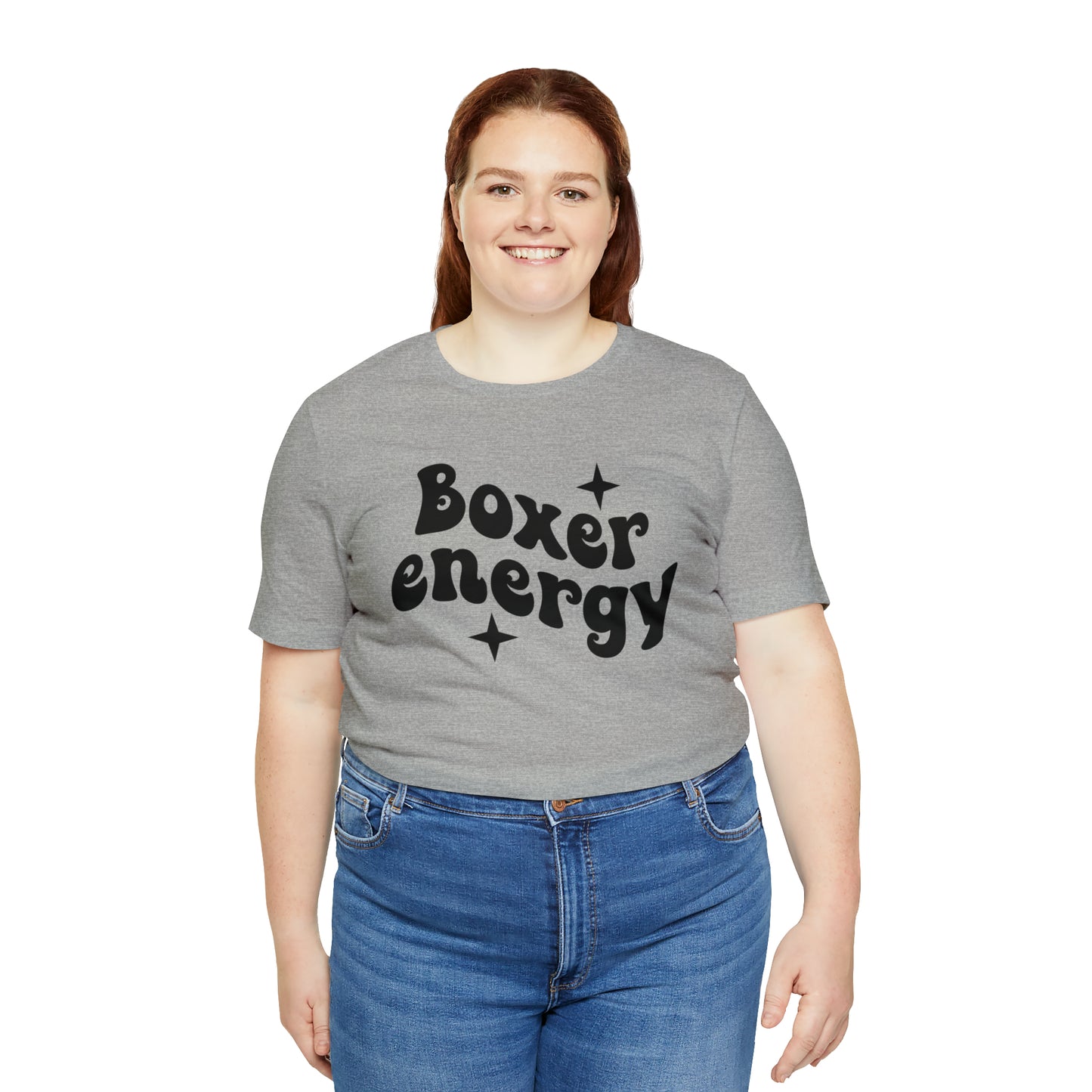 Boxer Energy Dog Short Sleeve T-shirt