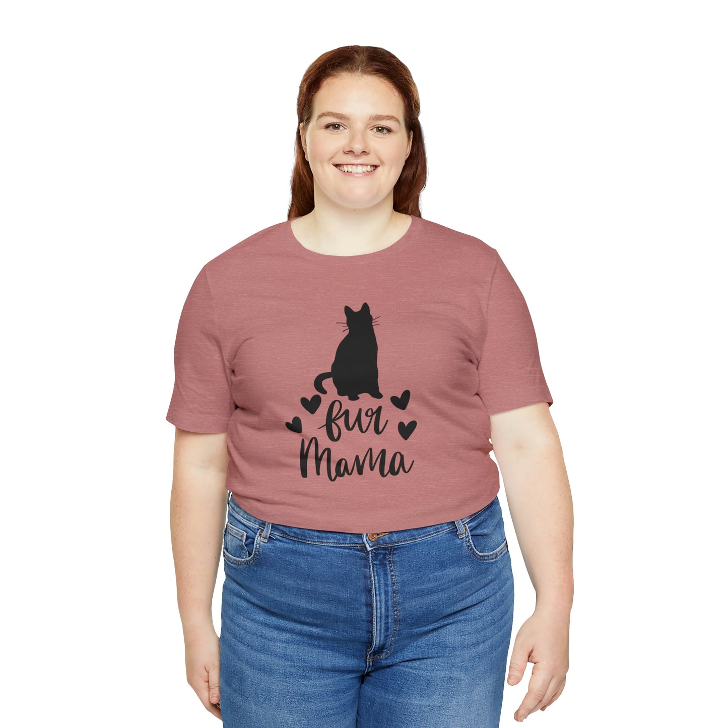 Fur Mama Cat Short Sleeve T-shirt