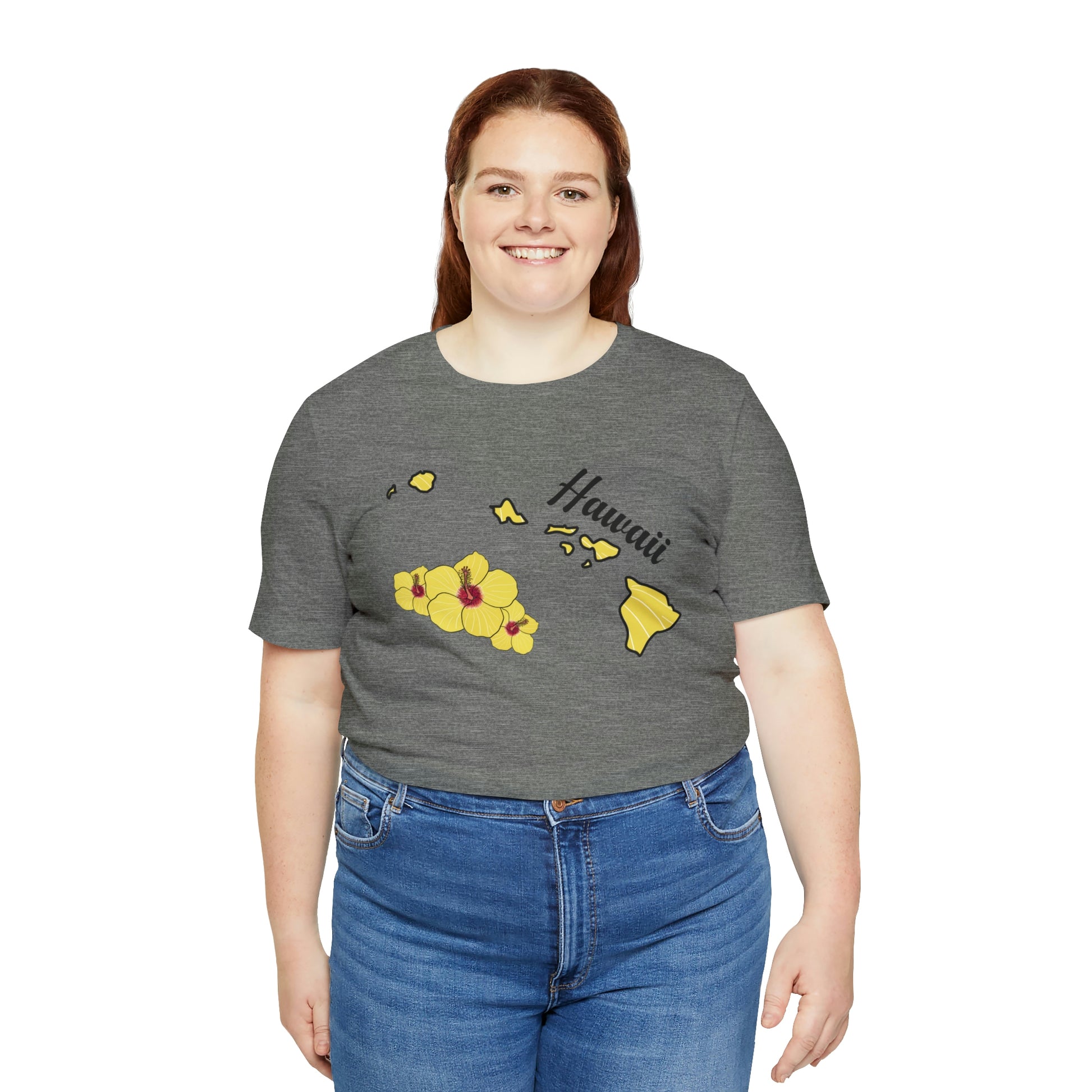 Hawaii State Flower Short Sleeve T-shirt