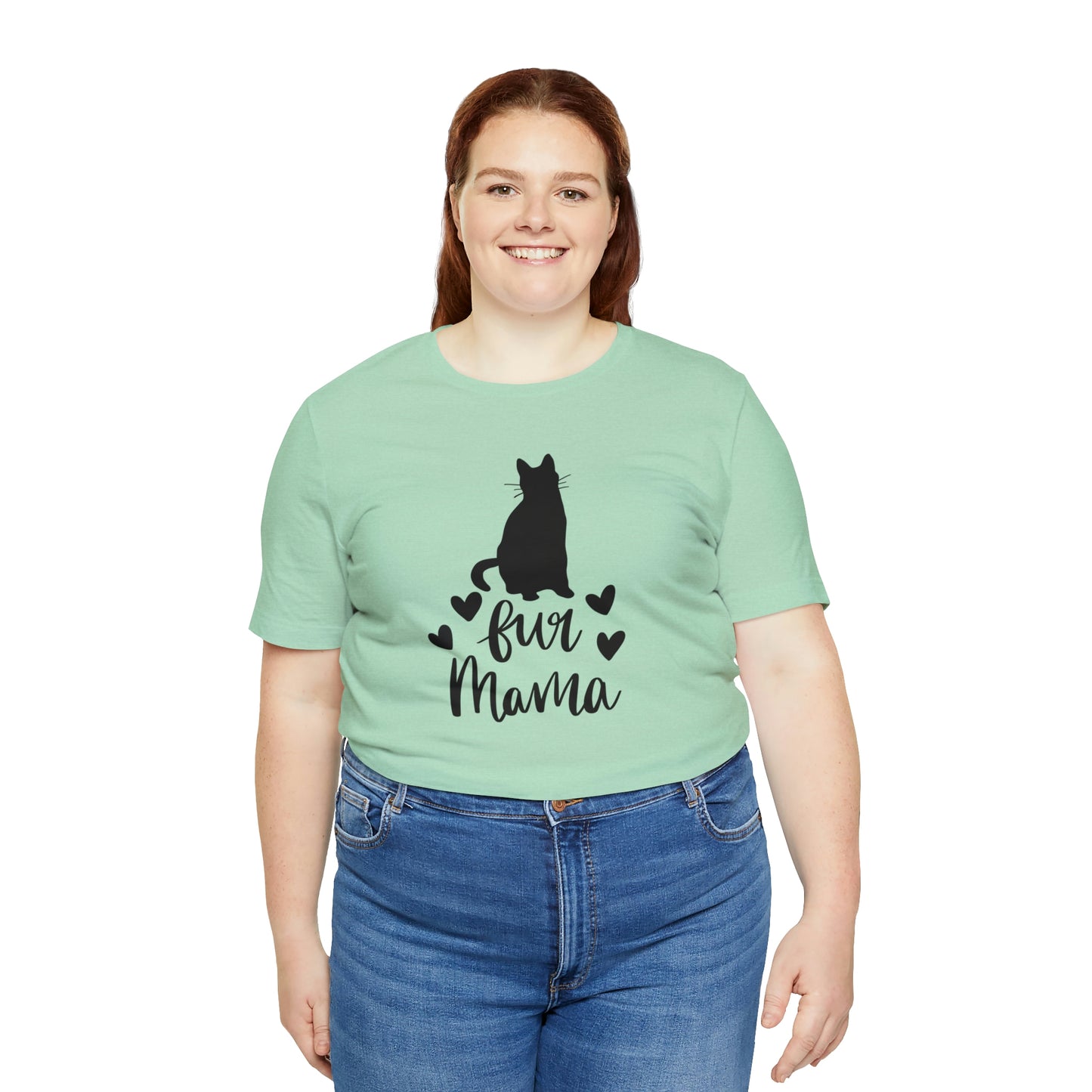 Fur Mama Cat Short Sleeve T-shirt